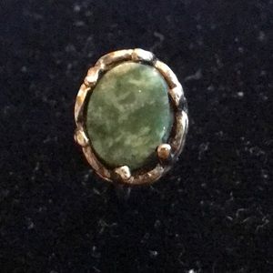 Ladies vintage screw on earrings, sterling silver